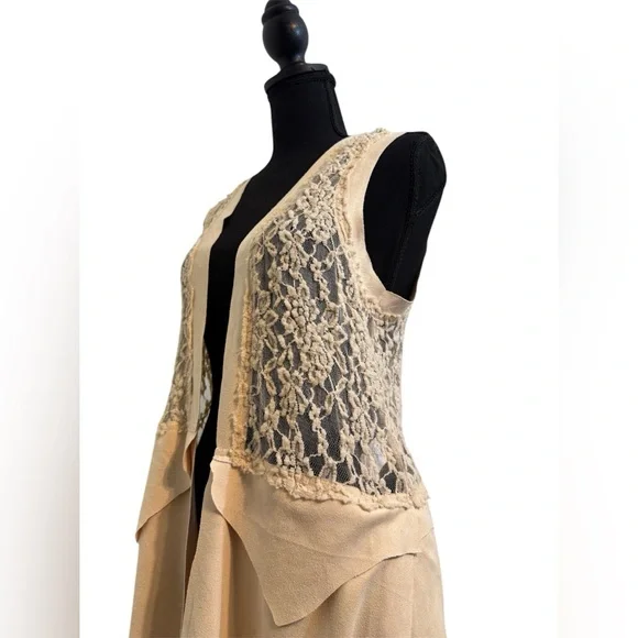 Vocal (Voice of California) Lace Open Cardigan Size Small - Picture 7 of 7